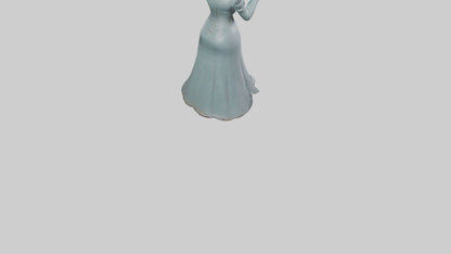 Lucille Ball statue model VR / AR / low-poly