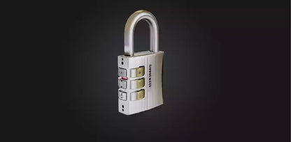 3D model Luggage lock VR / AR / low-poly