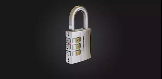 3D model Luggage lock VR / AR / low-poly