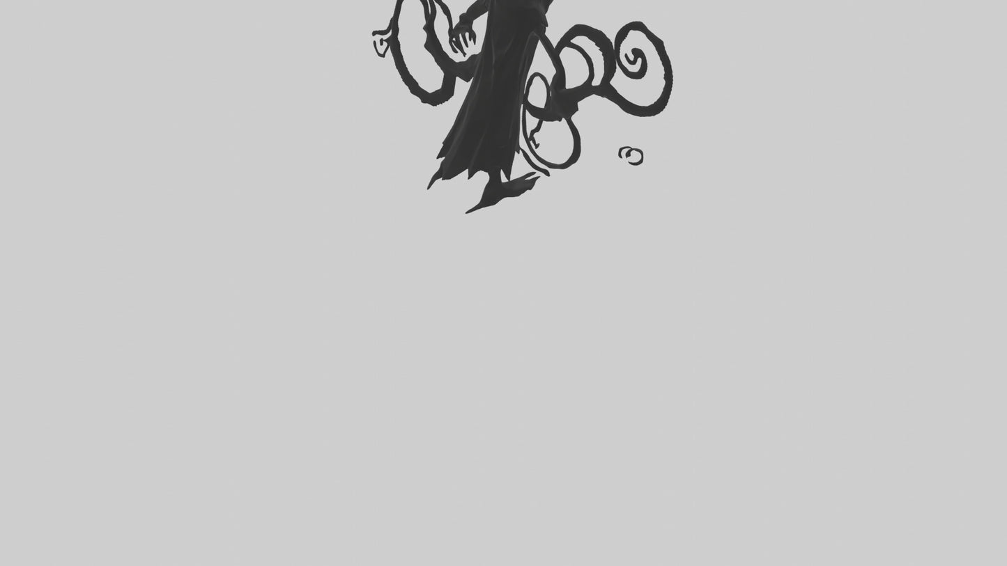 3D model Lurking shadow model VR / AR / low-poly