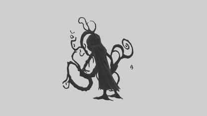 3D model Lurking shadow model VR / AR / low-poly