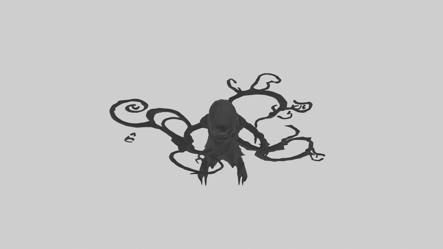 3D model Lurking shadow model VR / AR / low-poly