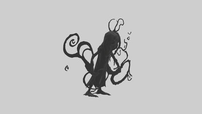 3D model Lurking shadow model VR / AR / low-poly