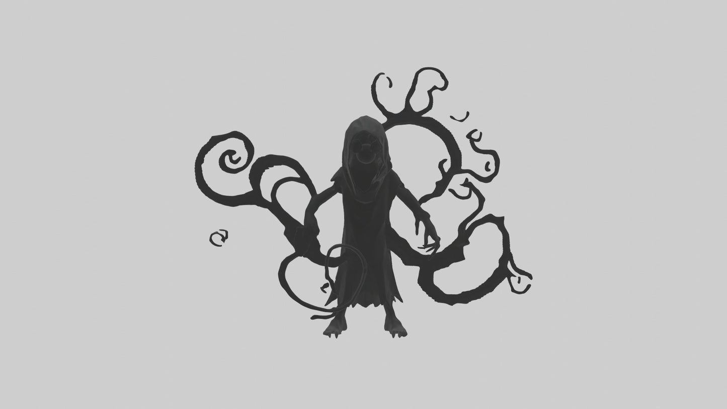 3D model Lurking shadow model VR / AR / low-poly