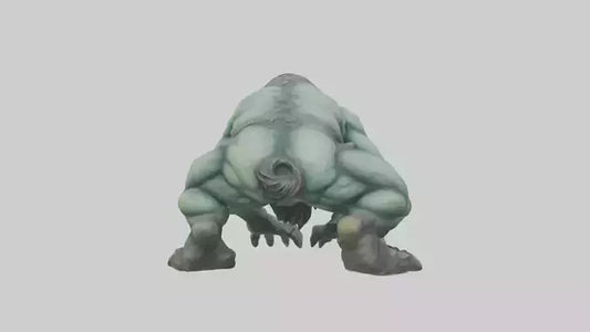 3D model Lurking Troll statue model VR / AR / low-poly