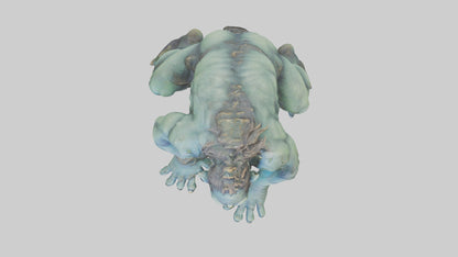 3D model Lurking Troll statue model VR / AR / low-poly