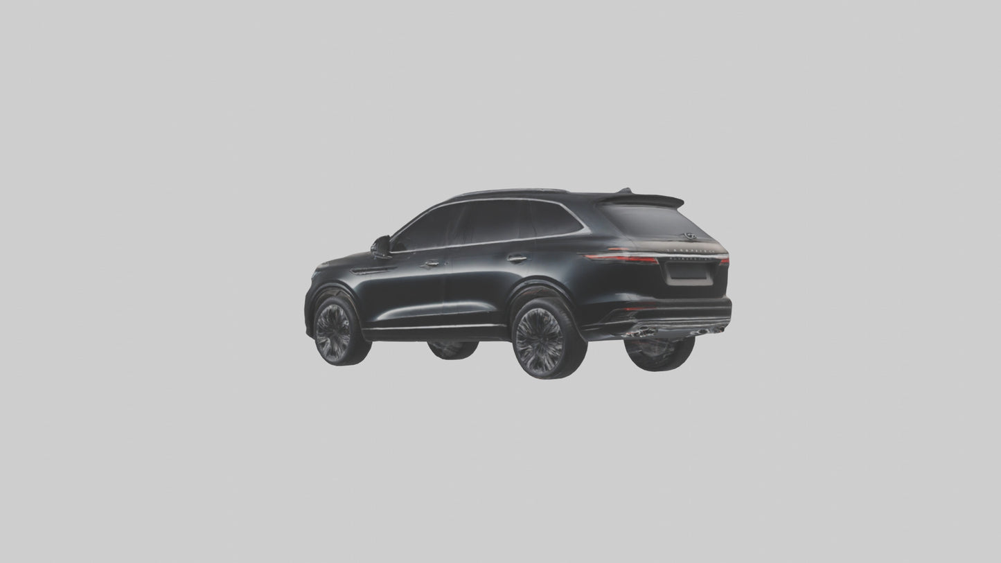 3D model Lux Car Model 2 VR / AR / low-poly