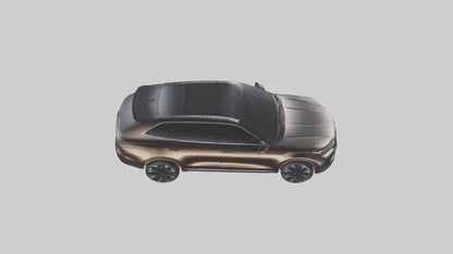 3D model Lux Car Model 2 VR / AR / low-poly
