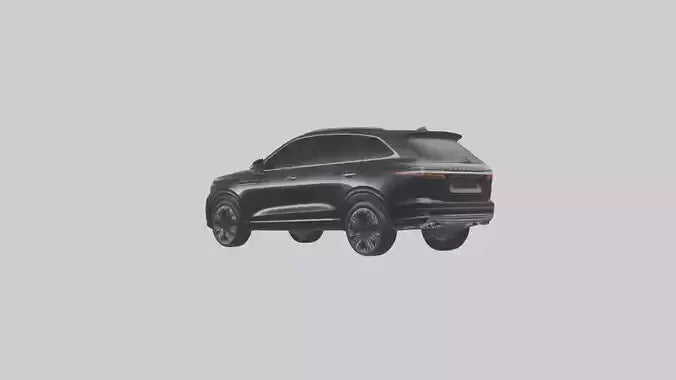 3D model Lux Car Model VR / AR / low-poly