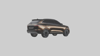 3D model Lux Car Model VR / AR / low-poly