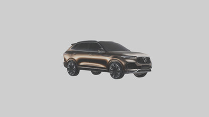 3D model Lux Car Model Suv 1  VR / AR / low-poly