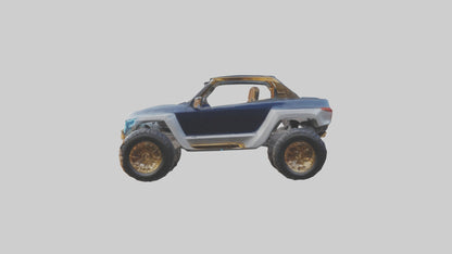 3D model Luxury Electric Offroad Car model VR / AR / low-poly