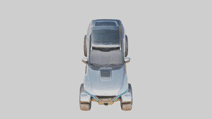 3D model Luxury Electric Offroad Car model VR / AR / low-poly