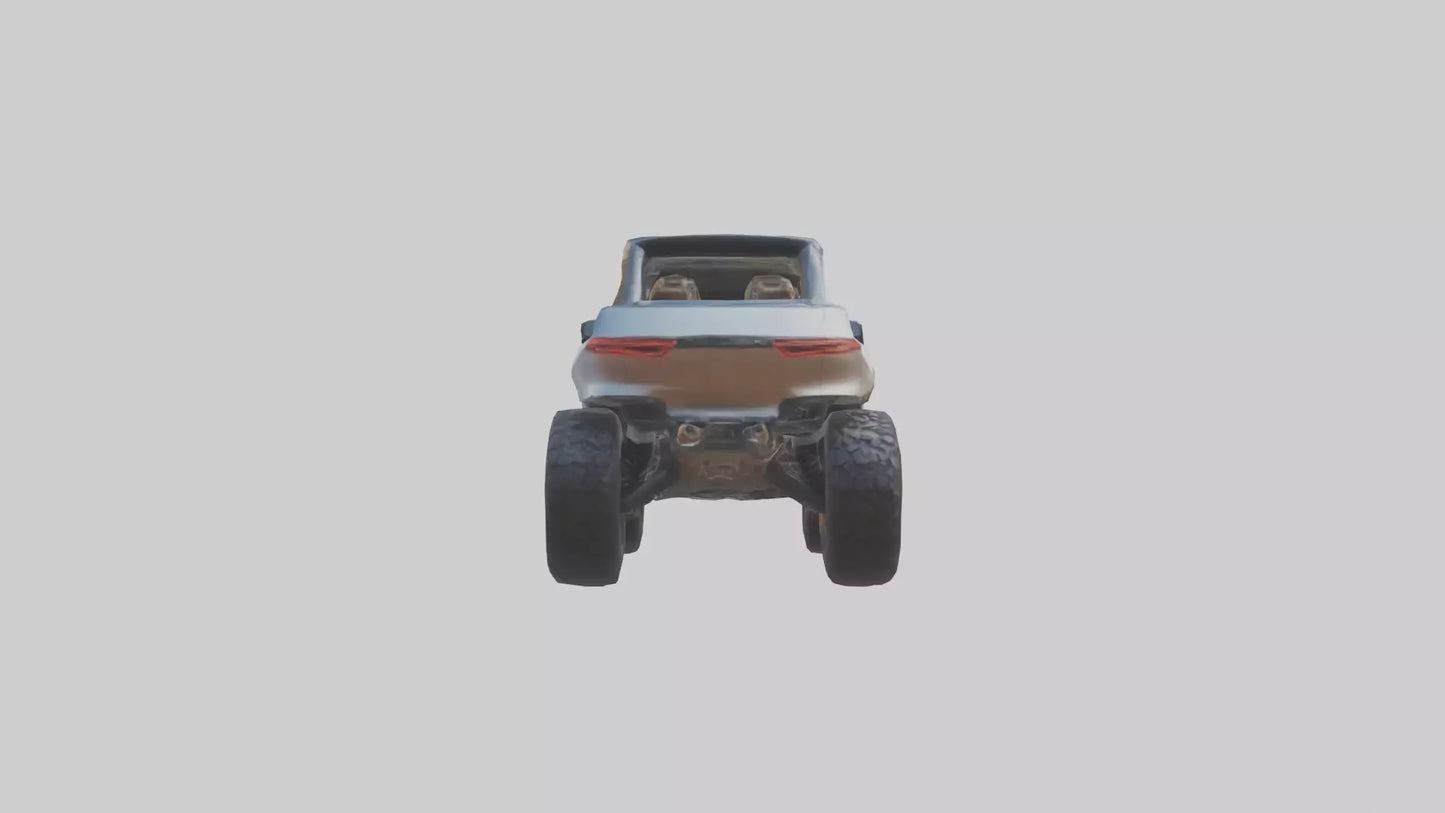3D model Luxury Electric Offroad Car model VR / AR / low-poly