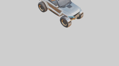 3D model Luxury Electric Offroad Car model VR / AR / low-poly