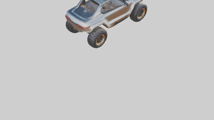 3D model Luxury Electric Offroad Car model VR / AR / low-poly