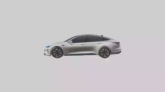 3D model Luxury Electric Sedan model VR / AR / low-poly