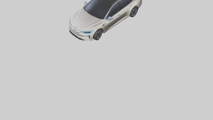 3D model Luxury Electric Sedan model VR / AR / low-poly