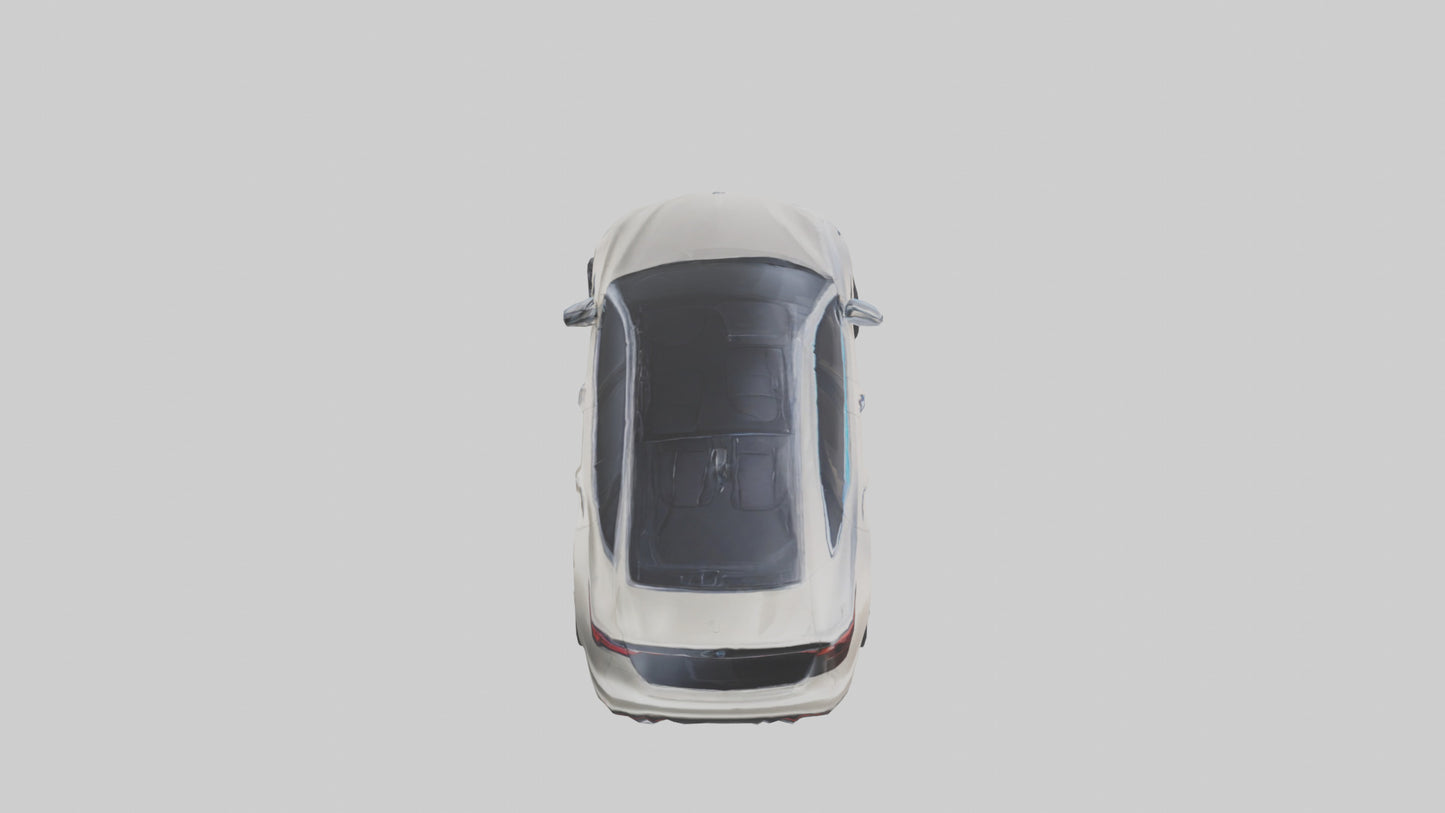 3D model Luxury Electric Sedan model VR / AR / low-poly