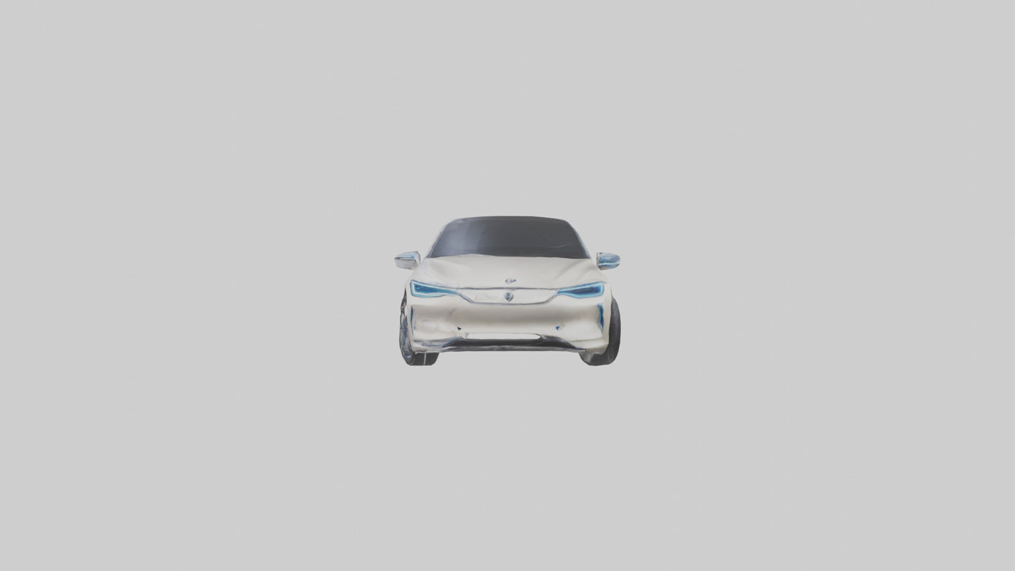 3D model Luxury Electric Sedan model VR / AR / low-poly