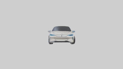 3D model Luxury Electric Sedan model VR / AR / low-poly