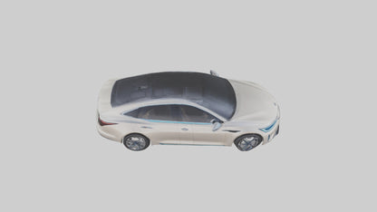 3D model Luxury Electric Sedan model VR / AR / low-poly