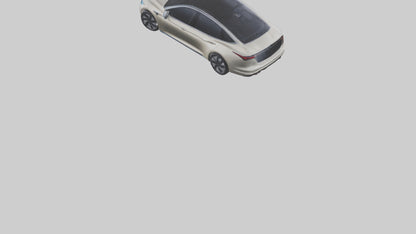 3D model Luxury Electric Sedan model VR / AR / low-poly