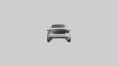 3D model Luxury Electric Sedan model VR / AR / low-poly