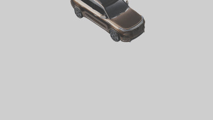 3D model Luxury SUV with Panoramic Roof model VR / AR / low-poly