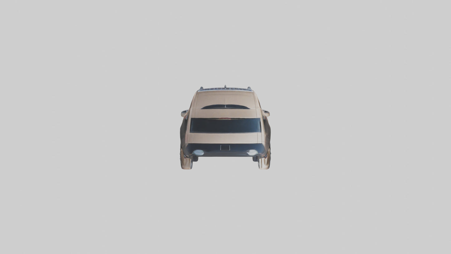 3D model Luxury SUV with Panoramic Roof model VR / AR / low-poly