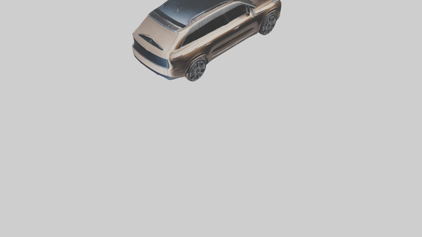 3D model Luxury SUV with Panoramic Roof model VR / AR / low-poly