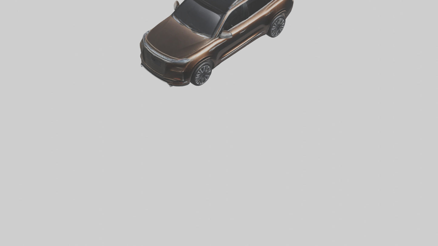 3D model Luxury SUV with Panoramic Roof model VR / AR / low-poly