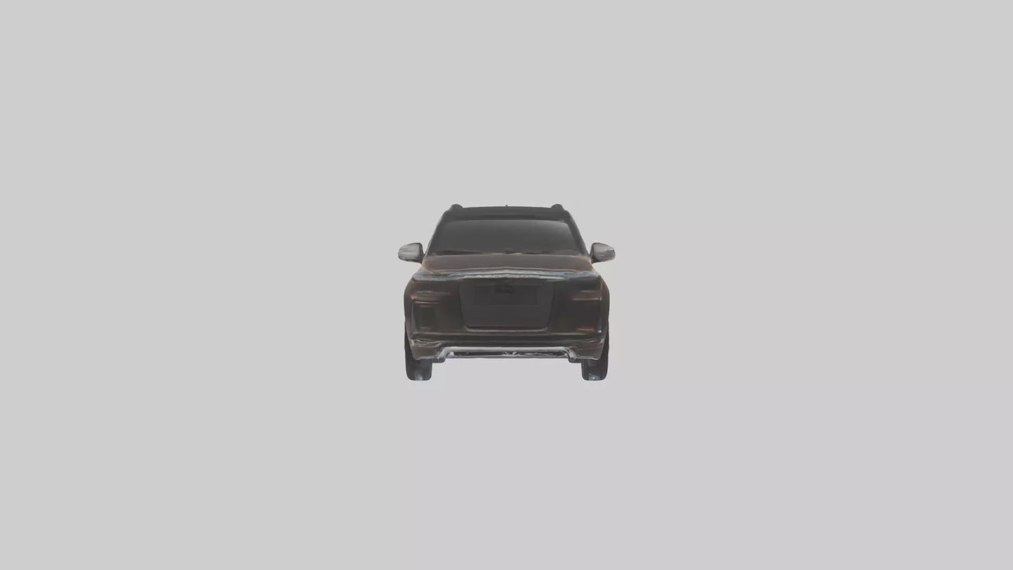 3D model Luxury SUV with Panoramic Roof model VR / AR / low-poly
