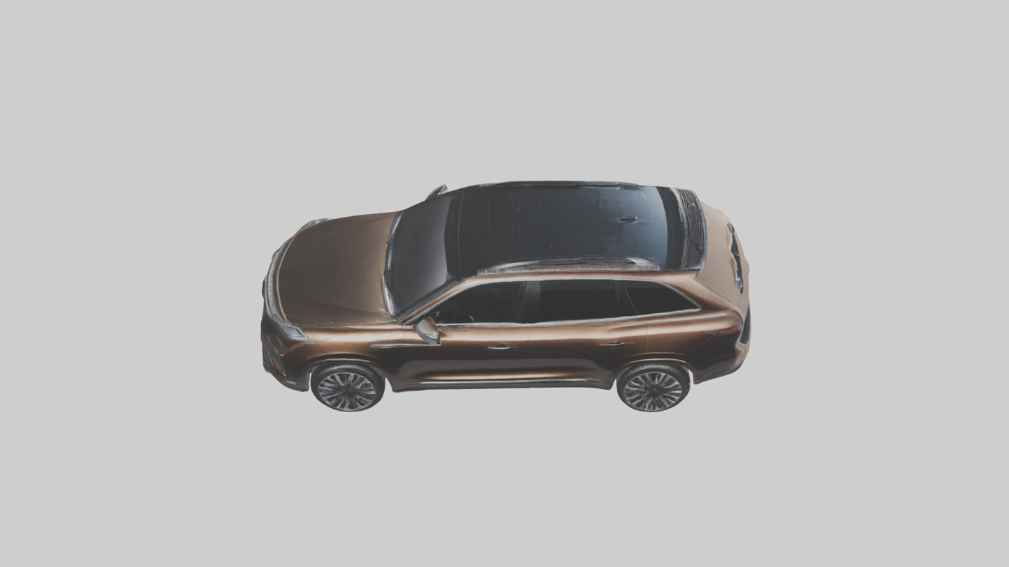 3D model Luxury SUV with Panoramic Roof model VR / AR / low-poly