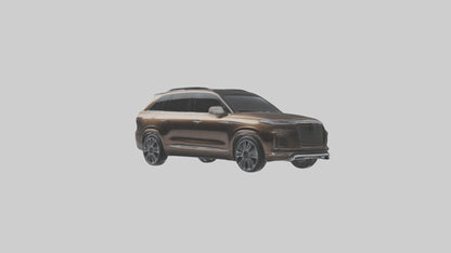 3D model Luxury SUV with Panoramic Roof model VR / AR / low-poly