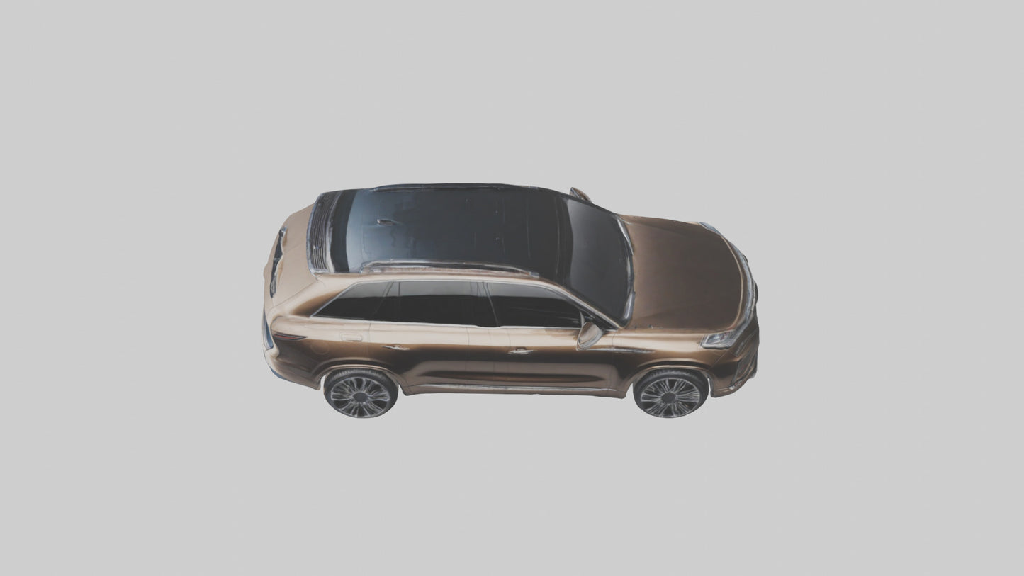 3D model Luxury SUV with Panoramic Roof model VR / AR / low-poly