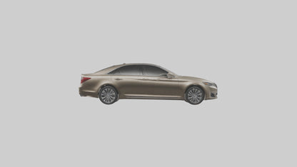 3D model Luxury Touring Sedan model VR / AR / low-poly