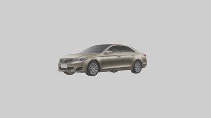 3D model Luxury Touring Sedan model VR / AR / low-poly
