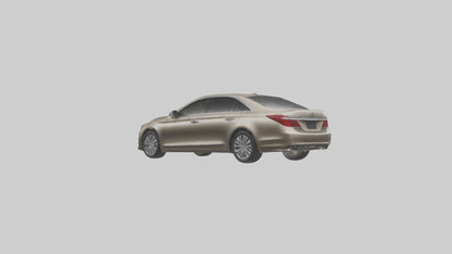 3D model Luxury Touring Sedan model VR / AR / low-poly