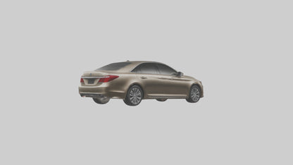 3D model Luxury Touring Sedan model VR / AR / low-poly