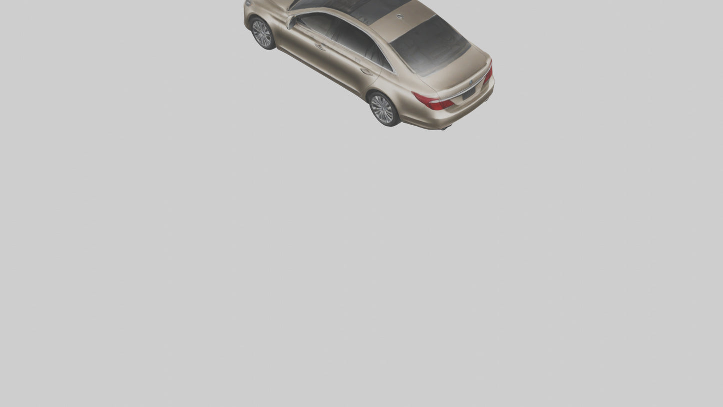 3D model Luxury Touring Sedan model VR / AR / low-poly