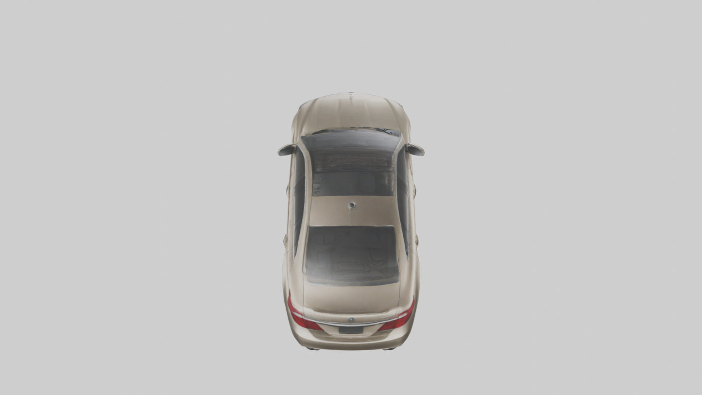 3D model Luxury Touring Sedan model VR / AR / low-poly