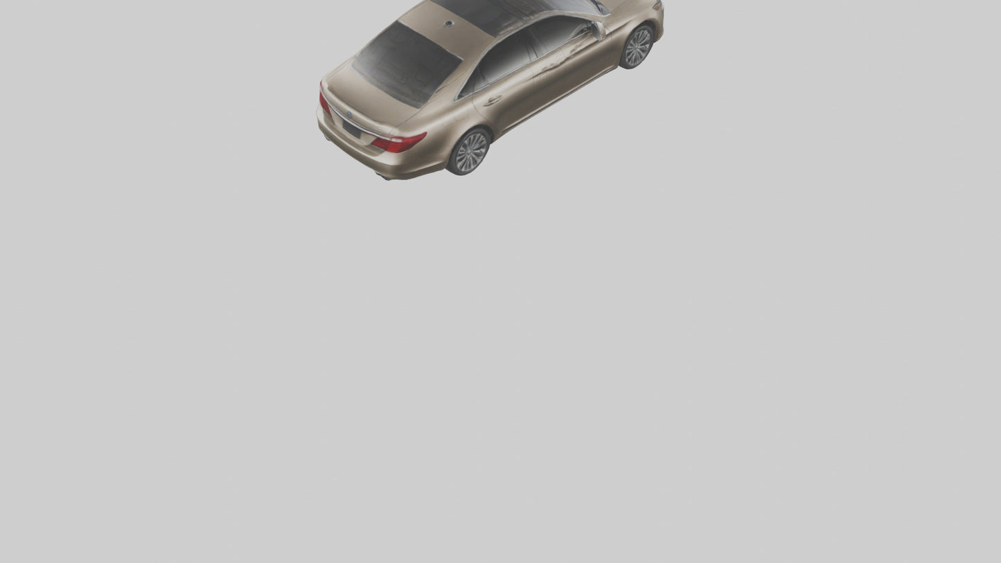 3D model Luxury Touring Sedan model VR / AR / low-poly