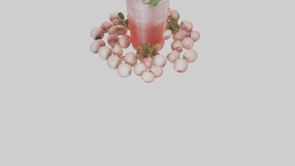 3D model Lychee soda model VR / AR / low-poly
