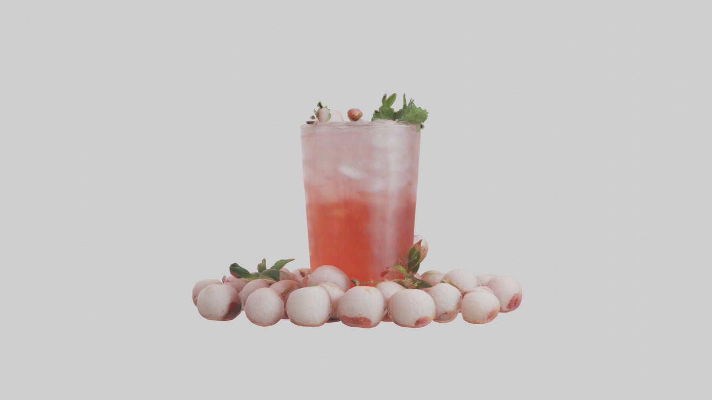 3D model Lychee soda model VR / AR / low-poly