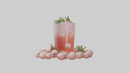 3D model Lychee soda model VR / AR / low-poly