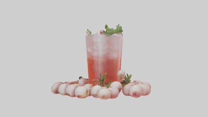3D model Lychee soda model VR / AR / low-poly