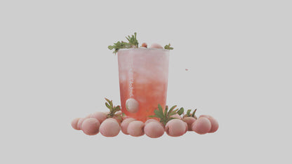 3D model Lychee soda model VR / AR / low-poly