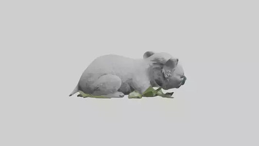 3D model Lying Koala Model 1 VR / AR / low-poly