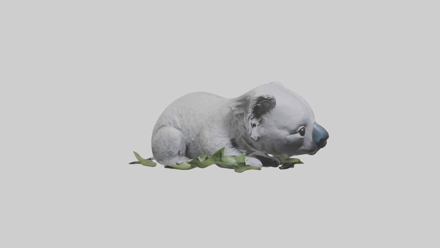 3D model Lying Koala Model 1 VR / AR / low-poly